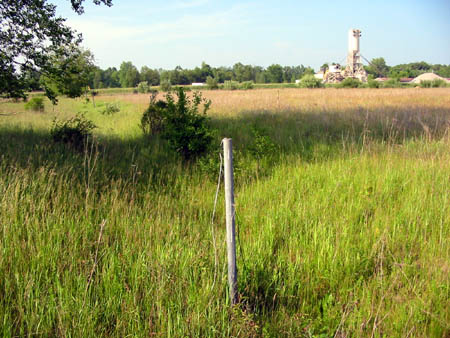 Scio Drive-In Theatre - Lone Speaker Pole - Photo From Water Winter Wonderland (newer photo)